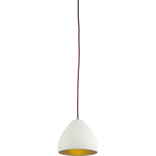 Luminite Concrete Dome Pendant Lamp Stone 20 x 19cm