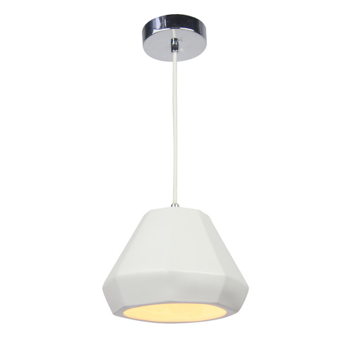 Pendant Light Porcelain Hubery White Diamond 20 x 138