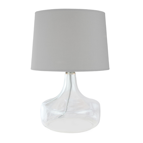 Table Lamp Glass Copo Grey 26 x 38cm