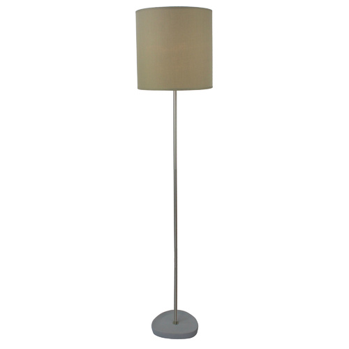 Luminite Cement Base Floor Lamp Lara Taupe D 30 x H 147cm