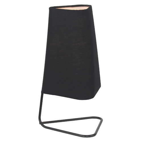 Luminite Soft Glow Table Lamp Tina Black 14 x 13 x 26cm