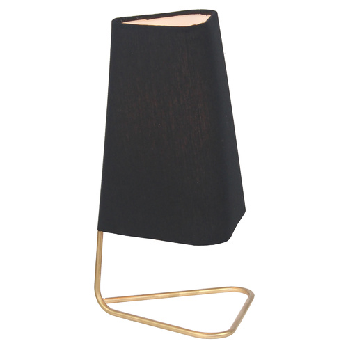 Luminite Soft Glow Table Lamp Tina Black or Copper 14 x 13 x 26cm