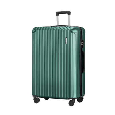 28 Inch Luggage Travel Suitcase Set Hard Case With TSA Carry On Green