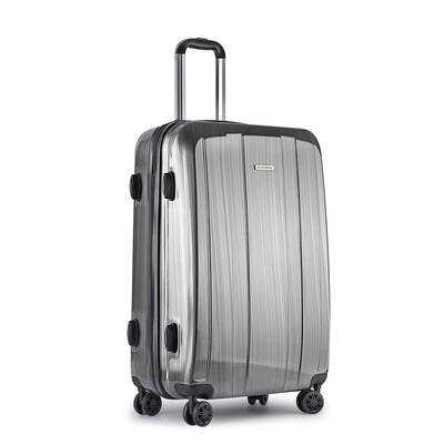 Wanderlite Lightweight Hard Suit Case Luggage Grey