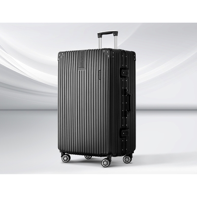 28'' TSA Hard Case Luggage Travel Suitcase Set (Lightweight Aluminum)