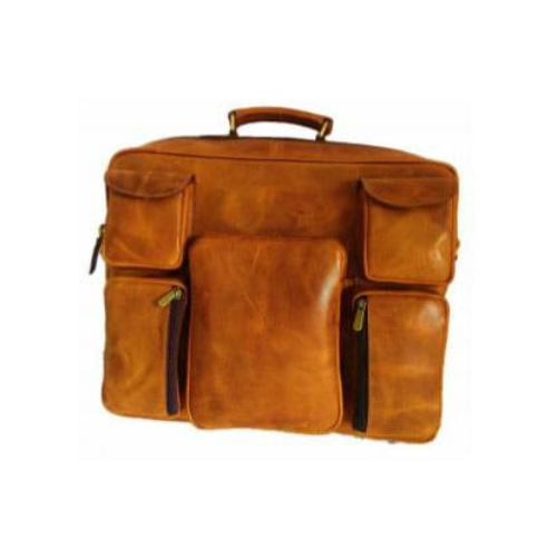Bosski Leather Messenger Bag