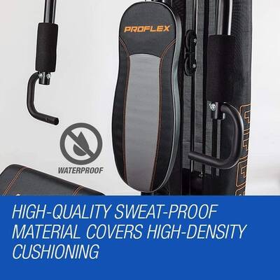 Multifunction Home Gym with 150lbs Weight Plates