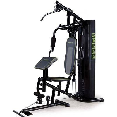 Multifunction Home Gym Exercise Equipment Multi-station with 98lbs Plates