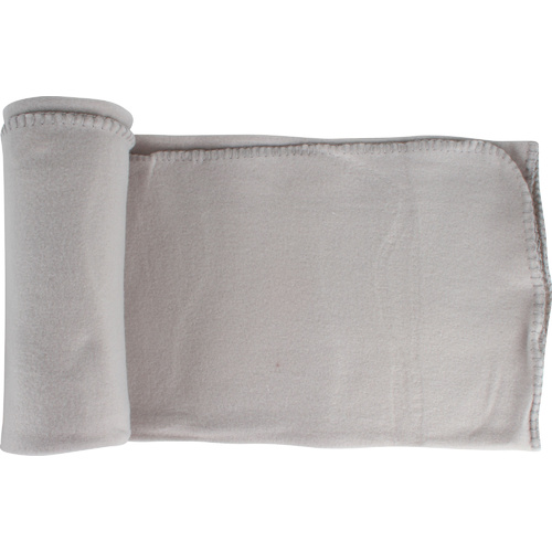 Solid Polar Fleece Throw Blanket Warm Grey 127X152Cm