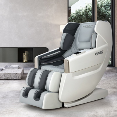 Massage Chair Electric Recliner Massager White Varitas