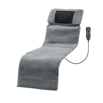 Massage Mat 10-Node Vibration Heated Cushion for Back and Body
