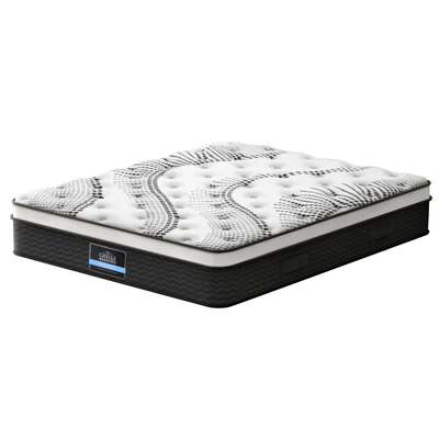 32cm Plush Euro Top Mattress Super King Supportive Comfortable Bed