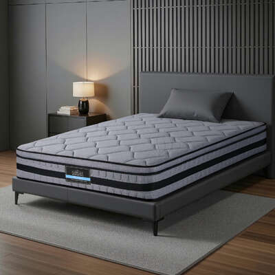 Bedding 34cm Single Mattress Hybrid, Pocket Spring Bed Mattress