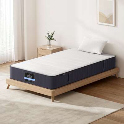 20cm King Single Mattress Pocket Spring Bed 7.0 Firmness Independent Coils High Density Foam Edge Support Cloud Series