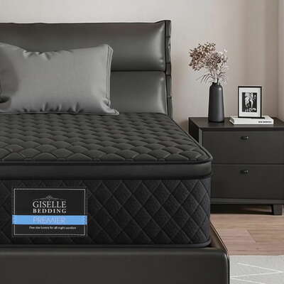 34cm 5-Zone Pocket Spring Mattress with Egg-Crate Memory Foam Single