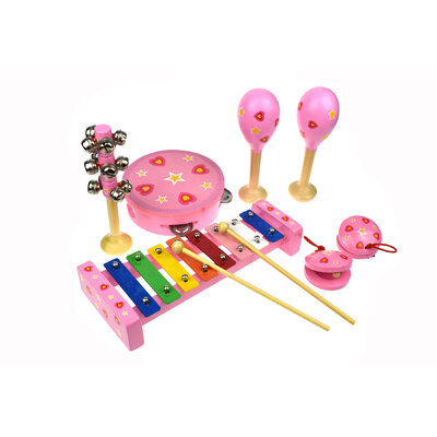 7 PCS HEART MUSICAL SET