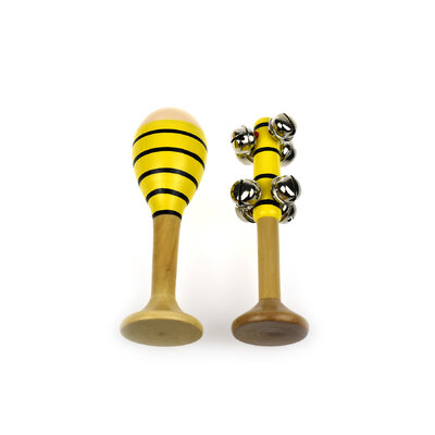 SM BEE MARACA & BELLSTICK SET