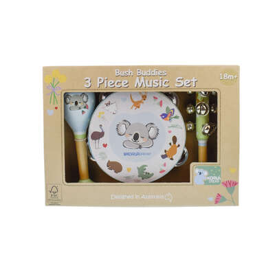Bush buddies australian animals 3pcs musical set