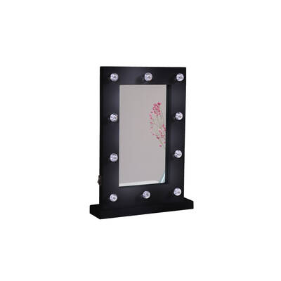 Hollywood LED Vanity Mirror Light Kit for Makeup Dressing Table Black