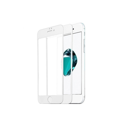2 Pack White For iPhone 6S 6 Tempered Glass 3D Full Screen Protector