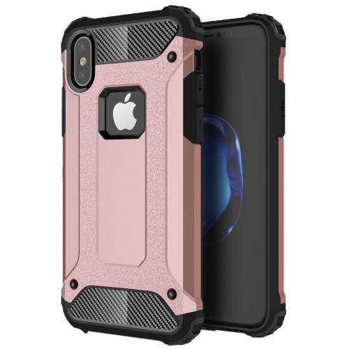 Rugged Armour iPhone 7 Case Dual Design Slim TPU PC Combination Cover Grey