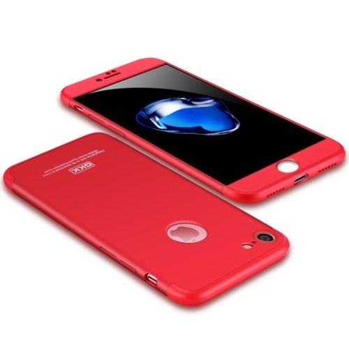 Ultra-Slim Full Protection 360 Degree Impact Resistant iPhone 7 Case (Red)