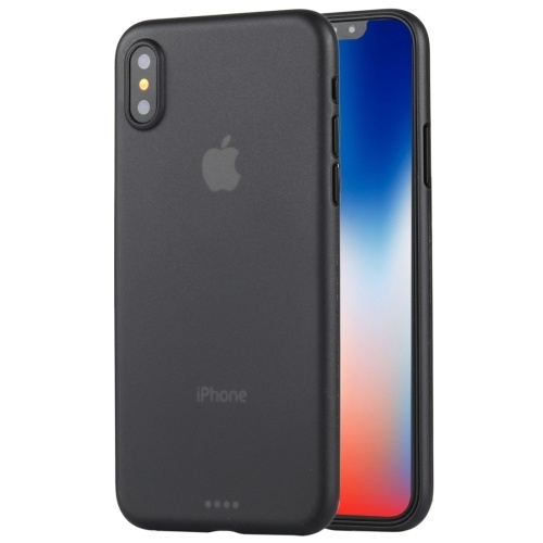 iPhone X Ultra Thin Protective Case Slim Strong Frosted Cover Black