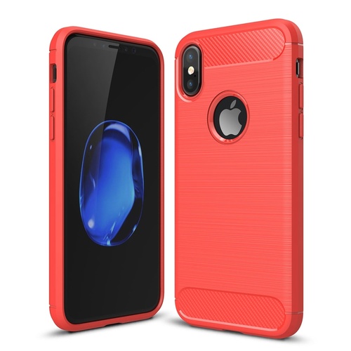iPhone X Carbon Fibre Full Protection Cover Drop Safe Shock Absorbing Back Case