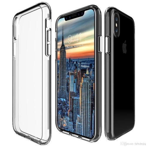 Shockproof & Reliable iPhone X TPU Transparent Protective Case 