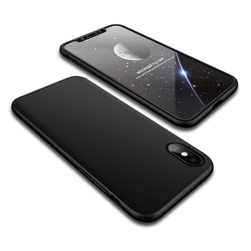 Ultra-Slim iPhone X Full Protection Case -360 Degree Impact Resistant (Black)
