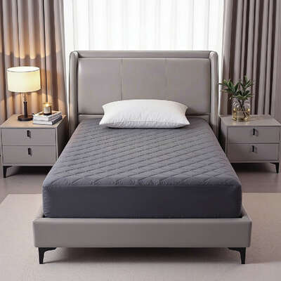 Water-Resistant Mattress Protector Microfiber 35cm 360° Fit Single Size