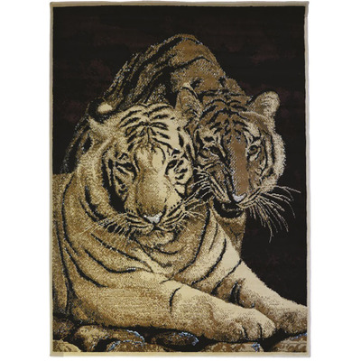 Dark tigers modern quality rug b24612/904 