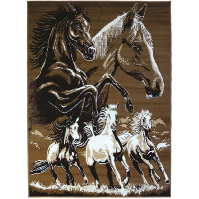 Dark horses modern quality rug b24640/904