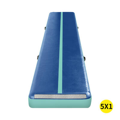 5x1M Air Track Inflatable Mat Airtrack Tumbling Electric Air Pump Gymnastics