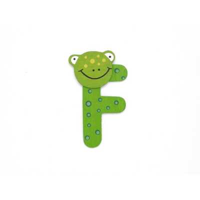Animal Letter F Green