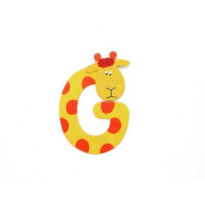 Animal Letter G Yellow