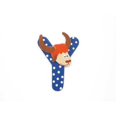 Animal Letter Y Blue