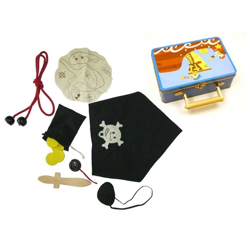 PIRATE PLAYSET IN TIN CASE