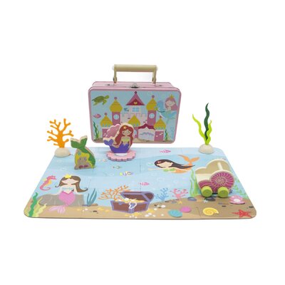 MERMAID PLAYSET IN TIN CASE