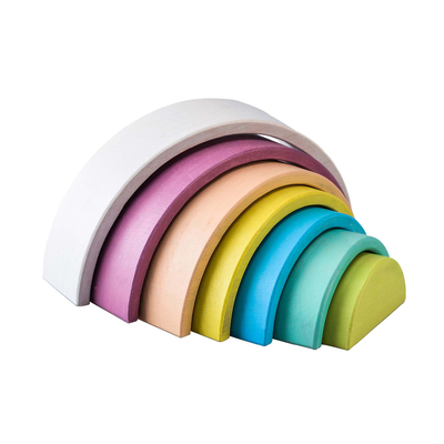 Calm & Breezy Wooden Stacking Rainbow Vintage