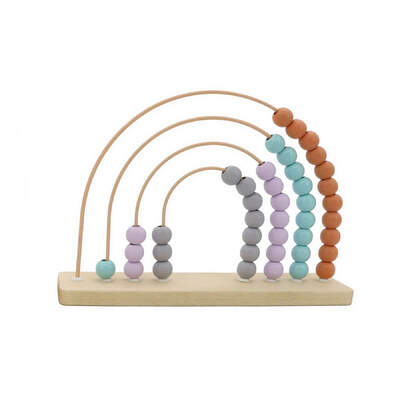 CALM & BREEZY RAINBOW ABACUS MAROON
