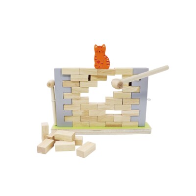 Blocks Wooden Jenga Wall Board Game