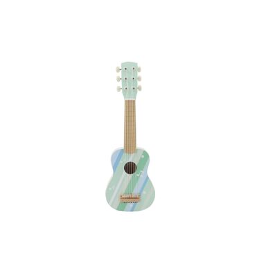 Calm & Breezy Wooden Guitar Misty Aqua