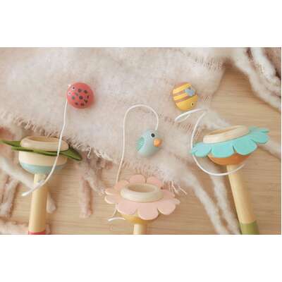 Wooden catch the ball game set of 3