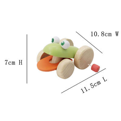Eco play push a long croaking frog