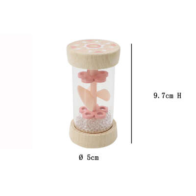 Ecowhirlie rattle pink