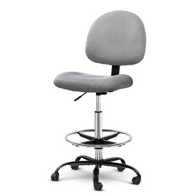 Office Chair Veer Drafting Stool Fabric Chairs Grey