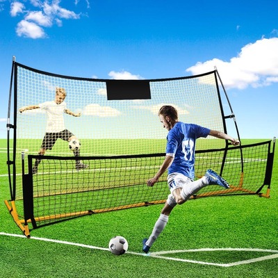 Soccer Rebounder Net Portable Volley Training Outdoor Football Pass Goal