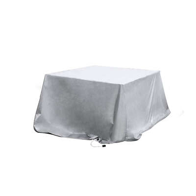 Stylish Outdoor Furniture Cover Waterproof Silver Barrier - Sleek