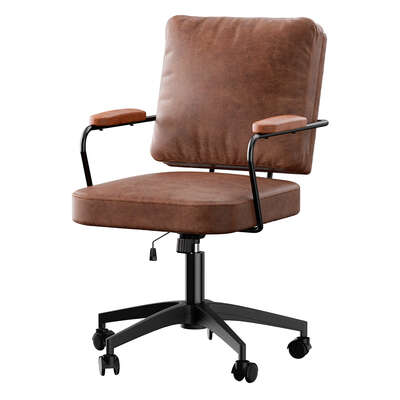Modern Office Arm Chair Leather Executive Chairs - High Back Support
